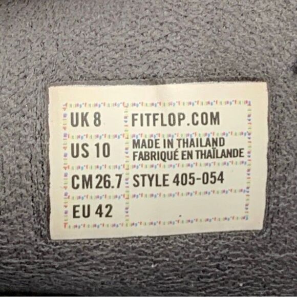 FitFlop Lulu Shimmer Print Flip Flop Comfort Platform Sandal Women’s size 10 - Picture 12 of 14